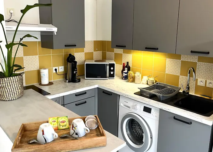 L'essentiel -proche Gare-wifi-parking Prive-2a4pers Apartamento *